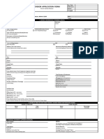 Vendor Aplication Form (VAF)