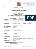 Cusco Corte Superior de Justicia: Cargo de Presentación Electrónica de Documento (Mesa de Partes Electrónica) 75223