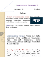 EEE 3217: Communication Engineering II: Contact Hours/week: 03 Credits:3
