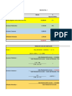 Ejercicios Costo de Capital (Clase)