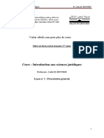 Cours Introduction A Letude de Droit 1