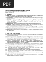 General Terms and Conditions For Bolt Business Effective From 01.01.2022