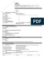 Cool Gel®: Safety Data Sheet