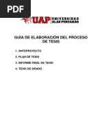 Guia para Desarrolo de Tesis Uap 2022