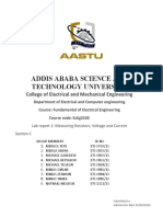 Addis Ababa Science and Technology University: College of Electrical and Mechanical Engineering