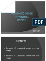 Automatic Image Inpainting (Slides)