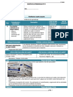 Sesiones de Aprendizaje Septiembre 1°