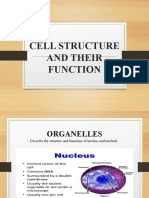 Cell Structure and Their Function By. Reyster Pavia 3c Week 3 Reporting