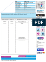 Bank Card Statements 