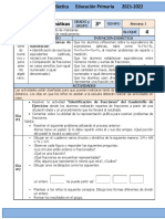 Marzo - 3er Grado Matemáticas (2021-2022)