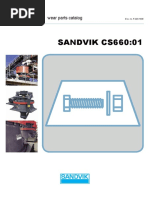 SANDVIK CS660:01: Wear Parts Catalog