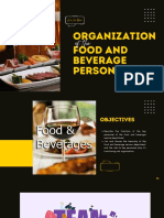 Food and Beverage Personnel