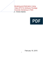 Panel Data Analysis Using STATA 13