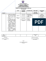 Department of Education: Budget of Work in Grade 8 English