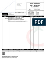 R.U.C. 20100070970 Nota de Credito Electronica #00010890 F217