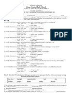 4th Summative Test Computer Hardware Servicing