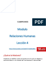 Clases Relaciones Humanas Leccion 4