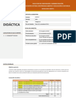 Costos Ii Plan de Trabajo