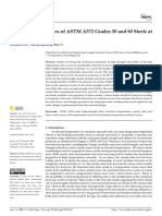 Applied Sciences: Mechanical Properties of ASTM A572 Grades 50 and 60 Steels at High Temperatures