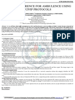 Traffic Clearence For Ambulence Using Tcp/Ip Protocols