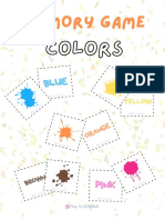 Memory Game Colors