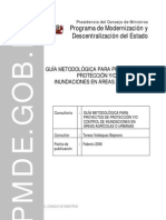 Guia Metodológica Proy de Proteccion y - o Control de Inundaciones