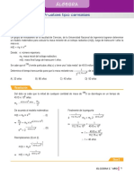 Pruebas Tipo ECE Álgebra 5.°