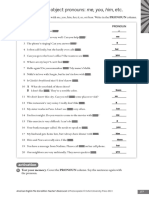 Grammar: Object Pronouns: Me, You, Him, Etc