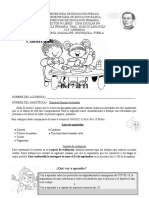 Cuadernillo Primer Grado 7 Al 11 de Sept.