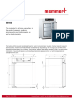 Incubator: Product Specification