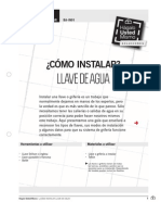 Ba-In01 - Instalar Llave de Agua