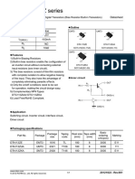 Datasheet DTA113ZE