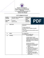 Department of Education: Cot Lesson Plan