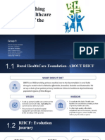 RHCF: Reaching Primary Healthcare To The Base of The Pyramid