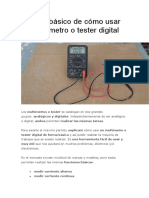 Tester Digital (4 8 Taller)