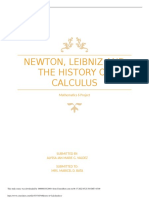 Newton, Leibniz and The History of Calculus: Mathematics 6 Project