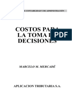 Lectura Complementaria - Costo para La Toma de Decisiones - Marcelo Mercadé