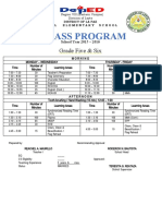 Class Program Grade 5&6