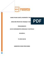 PC-2952-SSO-06 Uso de Herramientas Manuales y Eléctricas