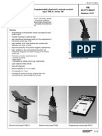 Programmable Electronic Remote Control Type THE 6, Series 2X