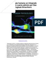 Fisiología Humana Un Integrado Enfoque Cuarta Edición Por Dee Unglaub Silverthorn - Averigüe Por Qué Me Encanta!