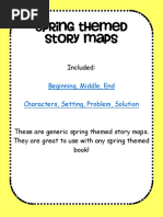 Spring Themed Story Maps: Included