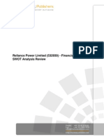 Reliance Power Limited 532939 Financial N Strategic Swot Analysis Review