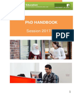 PHD Handbook 2017-2018