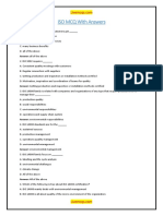 ISO MCQ With Answers PDF