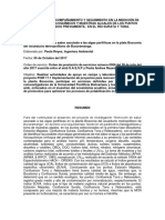 Informe Tecnico Número 2 Sabor Agua Planta Bosconia Amb