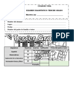 Ejemplo de Examen Diagnóstico para Tercer Grado