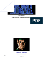 Solid Snake Manual