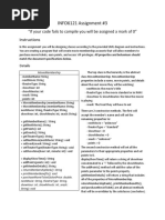 INFO6121 Assignment #3: "If Your Code Fails To Compile You Will Be Assigned A Mark of 0" Instructions