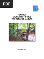 Stone Arch Bridge Maintenance Manual